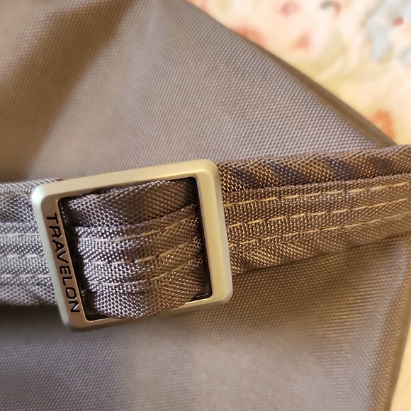 Travelon Taupe Crossbody Bag - Picture 14 of 16